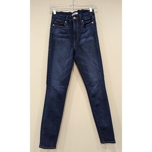 Good American Good Waist Dark Blue Skinny Jeans Size 27